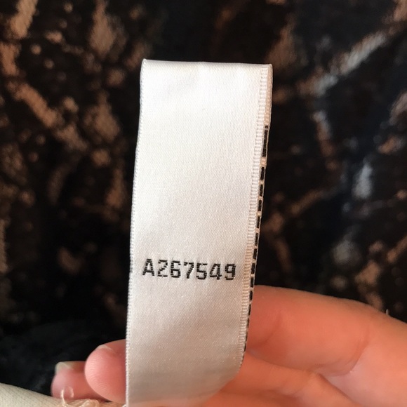 Black & Cream Lace Dress Size XL - Picture 6 of 8